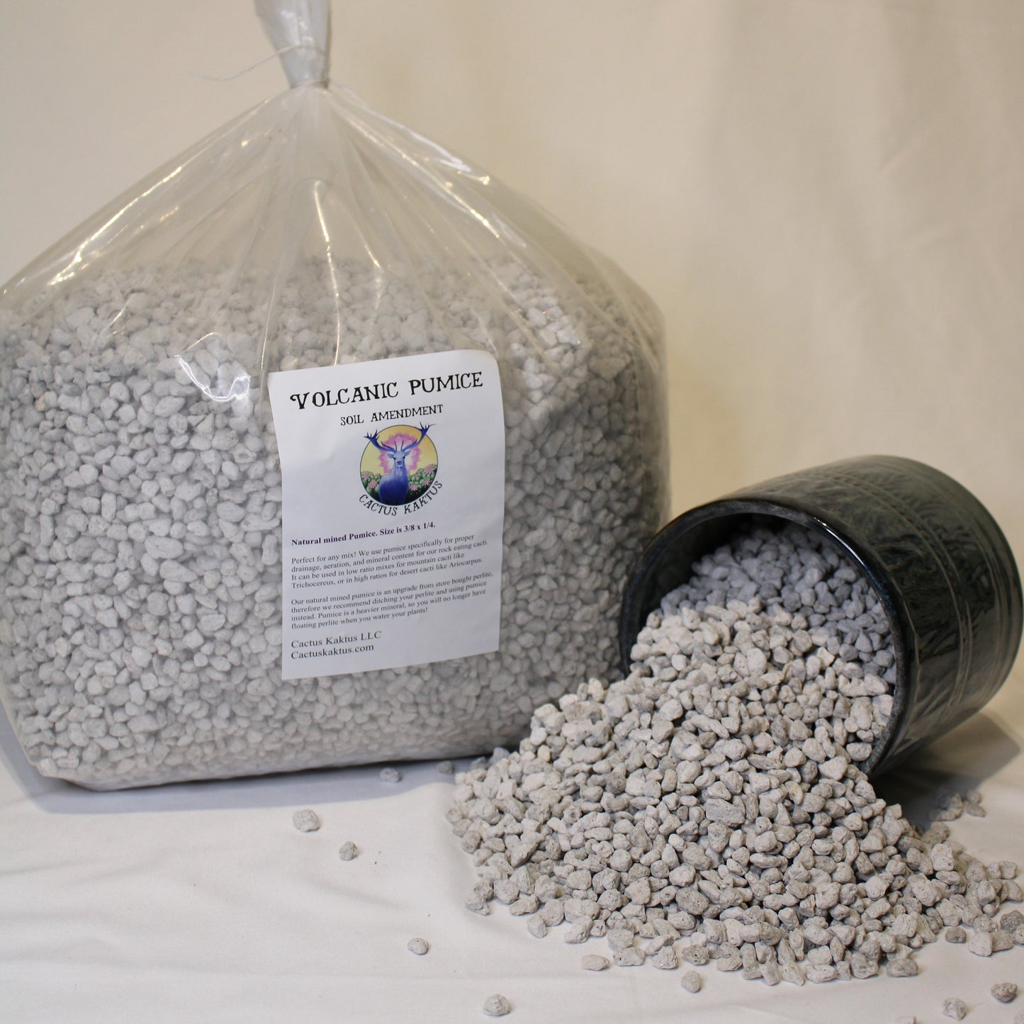 Horticultural Pumice - 14 dry quarts - Cactus Succulent Bonsai Soil Amendment